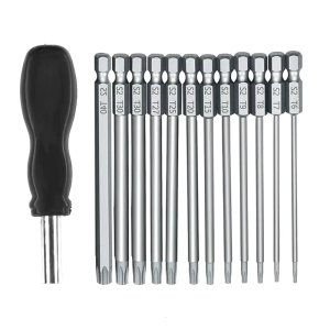 Blossom Screwdriver Bit Set 1/4Inch Blossom Screwdriver Bit Set Magnetic Adapter Hex Screwdriver Bit Set Repair Tool