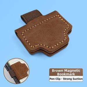 GURUNGMANI Colorful ic Leather Bookmark ic Buckle Multifunctional ic Page Clips Creative High Appearance Notebook Book Markers For Bookworm