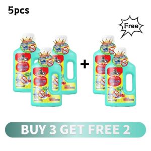 Long Lasting Sewer Pest Control 500ml Drain Toilet Pipe Insecticide Emulsion Kills Moth Flies Lipas & Pests for Household