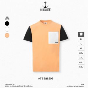Áo thun áo phông Color Mix Tee Old Sailor - Cotton mềm mạithông thoáng- Big Size Upto 5XL-88595