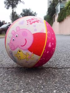 Peppa Pig 3 No. 4 No. 5 Childrens Rubber Basketball for Kindergarten and Elementary School Training Toys