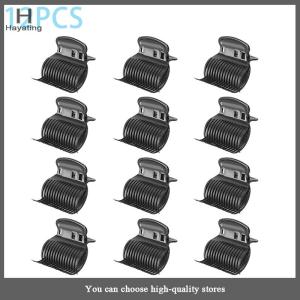 Hayating 1 12Pcs Hot Roller Hair Clips Hair Dye Perm Insulation Clips Hair Curler Claw Clamps For Women Salon Hairdressing Tool