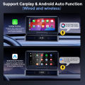 GEARELEC CP8 จอติดรถยนต์แบบพกพาขนาด 6.2 นิ้ว พร้อม Bluetooth 5.2 CarPlay และ Android Auto Mirrorlink เครื่องรับสัญญาณสเตอริโอในรถยนต์พร้อมเครื่องส่งสัญญาณ FM Bluetooth AUX Out USB TF. 