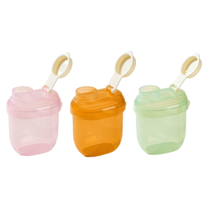 Travel Friendly Baby Formula Dispenser Leakproof Portable Milk Powder Storage Box Organiser for Traveling Parents