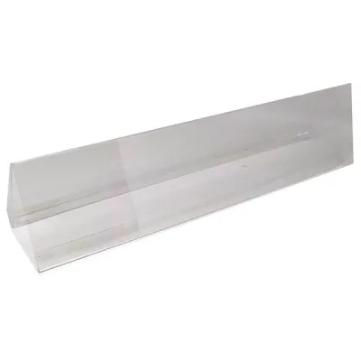 Papan Nama Meja Akrilik 2 Sisi 10X40 Cm