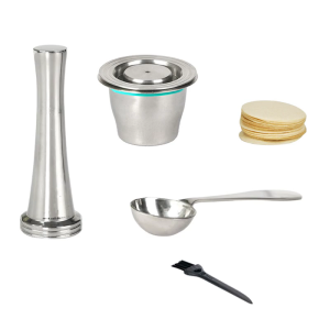 Multipurpose Coffee Cup Set with Paper Filters Cleaning Brush Suitable for Consistent Flavor Extraction