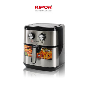 Nồi chiên không dầu KIPOR KP-AF310 - Dung tích 10L - Điều khiển cơ Lò nướng mini nướng đối lưu NCKD làm bánh quay gà nguyên con - Bảo hành tại nhà 12 tháng