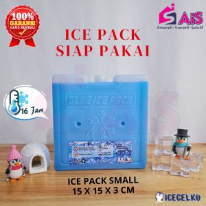 ICEGELKU ICE PACK SMALL 15x15cm ICE PACK SIAP PAKAI ICE GEL PACK KOTAK BLUE PACK ICEPACK COOLER BOX ICEGEL COOLER BAG ICE PACK AIR COOLER ICE PACK TAS ASI