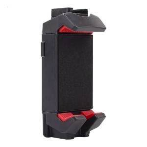 Double Side Stretchable Clip Tablet Clamp Adapter Tripod Mount Clip with Rotating Cold Shoe Phone Holder Clamp Universal