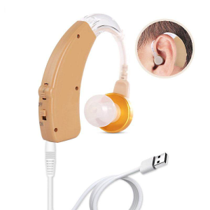 original Hearing Aid Amplifier for adult USB Rechargeable Hearing Aids Invisible Behind The Ear Hearing Aid Mini Adjustable Tone Volume Sound Amplifier