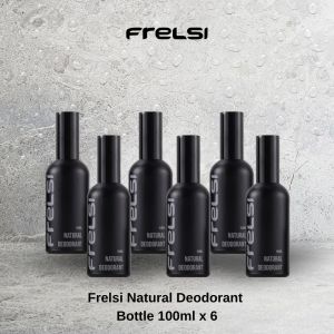 FRELSI VALUE 6-PACK | Natural Deodorant Spray Men Tawas Deodorant For Men Deodorant Man