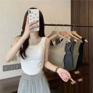 New Style Fixed Cup Ladies Vest With Chest Pad No Steel Ring Pure Cotton Comfortable Beautiful Back