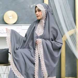 Mukena Dewasa 2in1 KATUN PREMIUM RENDA MEWAH JUMBO bahan adem lembut dingin elegan terbaru