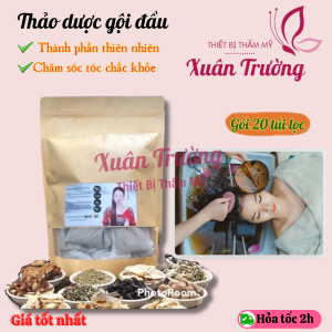 Thang dược gội đầu dưỡng sinh chăm sóc tóc | Thảo dược gội đầu thiên nhiên gói 20 túi lọc
