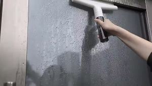 ❤️ Window Glass Cleaning Brush Wiper Window Cleaner Wiper Long Handle with Sewage Collector