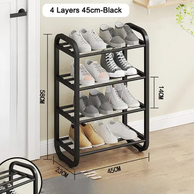 Multi-layer Shoe Rack Outdoor Thick Steel/PP Shoe Organizer Shoe Storage Rack Easy Assemble