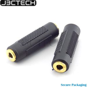 3.5mm Stereo Jack to 3.5mm Stereo Jack Female to Female Adapter Connector Gold Plated