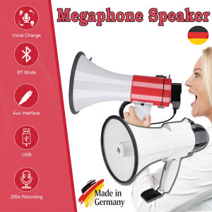 Handheld Megaphone With Recorder Megaphone Speaker 300m Recording Comes call/alarm/Bluetooth/Record