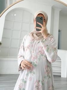 MELODY MAXI DRESS GAMIS BAHAN CEY CRINKLE
