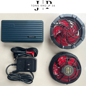 Bộ Phụ Kiện Áo Điều Hoà TAKI 15V - 32000 Mah Quạt 15V động cơ không chổi than (Hàng thông số chuẩn) Bảo hành 12 tháng