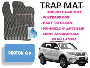 Proton X70 TrapMat Customize Car Floor Mat 100% Waterproof Anti Slip Easy to Clean(Front & Rear) - Proton Accessories