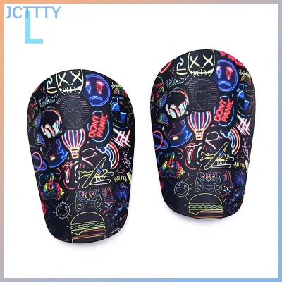 JCTTTY สนับแข้งขนาดเล็กฟองน้ำ EVA 1คู่แผ่นป้องกันหน้าแข้งสำหรับฝึกฟุตบอลดูดซับแรงกระแทกทนต่อการสึกหรอ