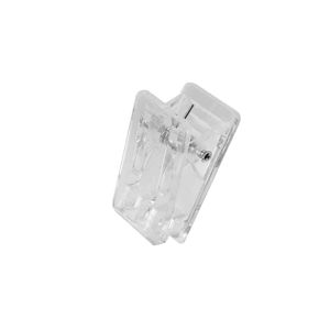 30Pcs Self-Adhesive ClipsTransparent Plastic Spring Designfor Hanging PhotosPosters at Home