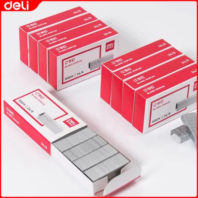 Deli E0012N 1000Pcs Stapler Office Accessories 25 Sheets 24/6 No. 35