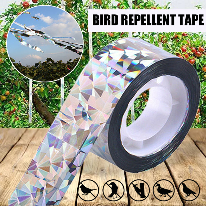 80M Bird Repellent Scare Tape Repeller Ribbon Humane Scarer Pigeons