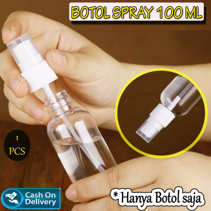 MR Botol Spray Plastik 100ml Botol Sprey Transparan Kosong Botol Parfum ...