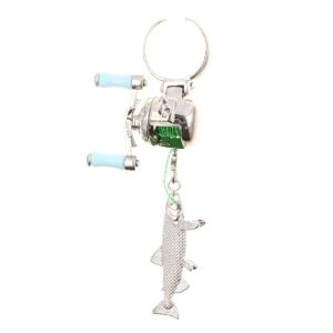 MIIQNUS Có thể xoay Dây chuyền cuộn câu cá Sang trọng Có thể tháo rời Vòng cuộn câu cá Thiết kế cá nhân hóa Tinh tế dây chuyền cổ nam Ngư dân
