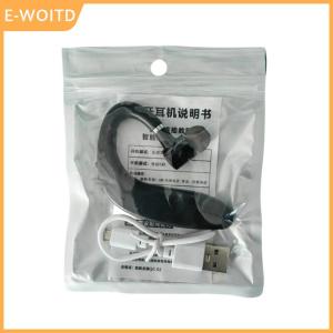 YUWO Wireless Bluetooth 5.0 Ear-Hook Earphones Sports Business Single Ear Headset Handsfree Headphone With Mic For Cell Smartphones