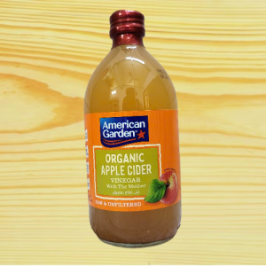 [Chai TT ORGANIC 500ml] GIẤM TÁO HỮU CƠ [ITALIA] AMERICAN GARDEN Apple Cider Vinegar With The Mother