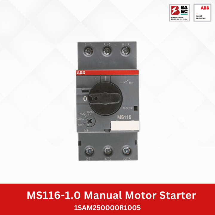 ABB MS116-1.0 Manual Motor Starter | Lazada.co.th