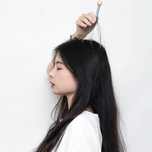 C7 Massage đầu cây mát xa đầu thư giãn thông minh CINDY YG