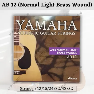 YAMAHA Acoustic Guitar Strings 1 Set 010 012 Tali Gitar Akustik KAPOK 吉他弦 Tuner String Cutter Winder