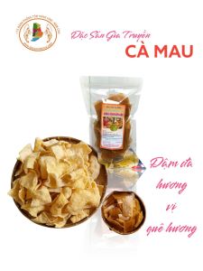 Bánh Phồng Tôm/ Ngọt Hàng Vịnh Cà Mau 250Gram Của Hợp Tác Xã Hàng Vịnh Năm Căn Cà Mau