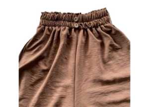 Celana Kulot Crinkle Airflow Premium High Waist - Kancing - All Size