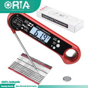 ORIA Digital Meat Thermometer Instant Read Cooking Thermometer UPGRADED WITH BACK LIGHT CALIBRATION Fast Probe for Kitchen BBQ Grill Food Auto On/Off