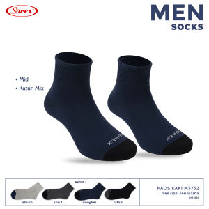 SOREX M5752 MEN BASIC SOCKS - KAOS KAKI PRIA - 5752