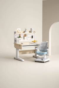 ชุดโต้ะและเก้าอี้เพื่อสุขภาพสำหรับเด็ก เก้าอี้เด็ก  เก้าอี้และโต้ะปรับระดับความสูงได้ตามการเจริญเติบโต