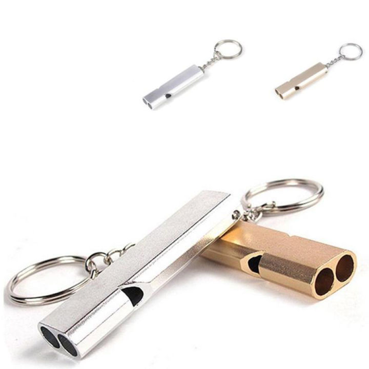 Yoomee Pcs Whistle Keychain，Double Pipe High Decibel Outdoor Emergency  Survival Whistle Keychain Lazada PH - Main Image