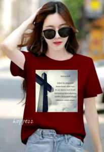 BISA COD KAOS MATIUS 6:34 TERBARU/KAOS TRENDY/POLOS PRIA DAN WANITA