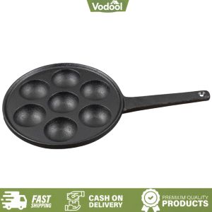 [VSC] 7 Holes Takoyaki Grill Pan Plate Non Stick Octopus Ball Maker Octopus Ball Plate