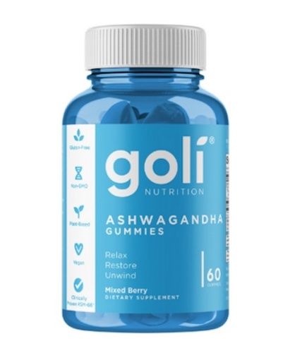 ASHWA Vitamin Gummy by Goli Nutrition Ashwagandha Gummies 60 gummies