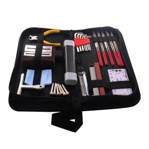 Guitar Care Cleaning Tools Kits Guitar Repairing Maintenance Tools Sets Including Pliers String Ruler Spanner Wrench