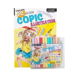 Brush Pen Copic Ciao Marker Illustration Bundle Set Spidol Warna