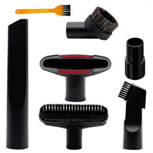 7Pcs Heavy Duty Vacuum Attachment Cleaning Head Vacuum Cleaner Brush Nozzle Home Dusting Crevice Stair Cleaning Tool