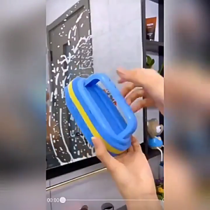 2pcs Household Cleaning Tools Quality Sponge Cleaning Brush with Handle Perfect for Daily Use in Kitchen