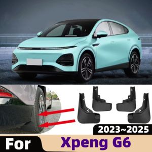For Xpeng G6 2023~2025 Car Front Rear Wheel Mudguard Waterproof Splash Guards Fender Soft Mud Flap External Decorate Accessories